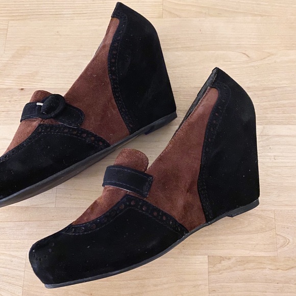 Vintage Jeffrey Campbell *JENETTE* Wedges, Size 9. Gently used. Gorgeous!!! - Picture 8 of 12